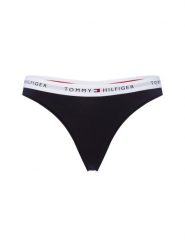 Tommy Hilfiger Stringi Kobiety Dżersej niebieski|biały, XL. Białe stringi TOMMY HILFIGER, bez wzorów, z dżerseju. Za 99.95 zł.