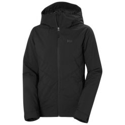 Damska kurtka narciarska Helly Hansen Alpine. Czarne kurtki narciarskie Helly Hansen, bez wzorów, bez kaptura, narciarskie. Za 1,084.00 zł.