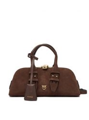 PINKO Torebka Bowling Bag Baguette AI 25-26 PLTT 105334 A2JH Brązowy. Brązowe torebki klasyczne Pinko, bez wzorów, ze skóry, bez dodatków. Za 1,849.00 zł.