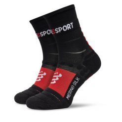 Skarpety długie Compressport. Czarne skarpety Compressport, bez wzorów. Za 99.99 zł.