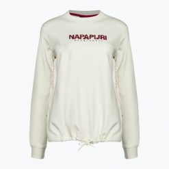 Bluza damska Napapijri B-Kreis C. Białe bluzy Napapijri, xs, bez wzorów, bez kaptura. Za 319.99 zł.