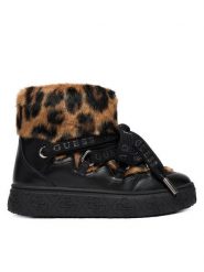 Guess Śniegowce FLFUEK FUR10 Brązowy. Brązowe trapery i śniegowce Guess, z materiału. Za 829.99 zł.