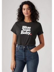 Levi's Koszulka w kolorze czarnym rozmiar: XS. Czarne bluzki Levi's®, s, bez wzorów, z bawełny, bez kołnierzyka, bez ramiączek. Za 74.99 zł.