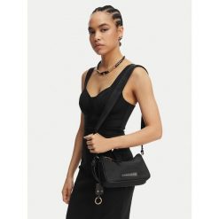 Torebka Elisabetta Franchi. Czarne torebki klasyczne Elisabetta Franchi, bez wzorów, bez dodatków. Za 1,109.00 zł.