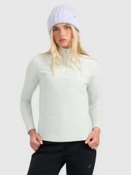 4F Bluza polarowa w kolorze miętowym rozmiar: S. Zielone bluzy 4f, s, bez wzorów, z polaru, bez kaptura. Za 69.75 zł.