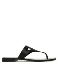 KARL LAGERFELD Japonki Skoot II KL80407 Czarny. Czarne klapki KARL LAGERFELD, bez wzorów, ze skóry, bez obcasa. Za 309.99 zł.