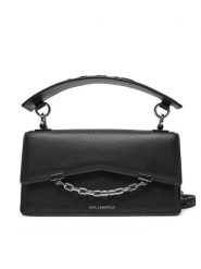 KARL LAGERFELD Torebka A1W30446 Czarny. Czarne torebki klasyczne KARL LAGERFELD, bez wzorów, ze skóry, bez dodatków. Za 759.99 zł.