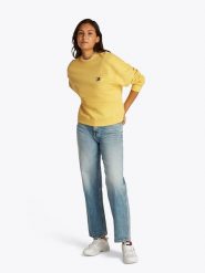 TOMMY JEANS Bluza w kolorze żółtym rozmiar: L. Żółte bluzy Tommy Jeans, l, bez wzorów, z bawełny, bez kaptura. Za 215.71 zł.
