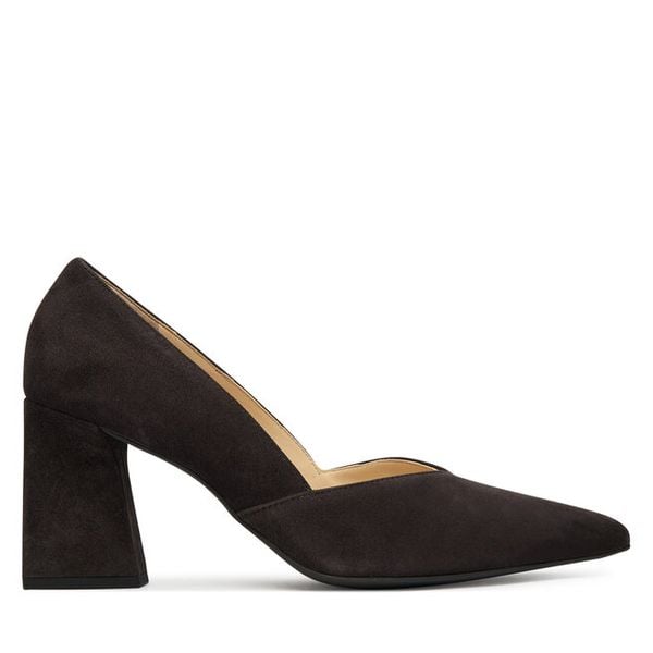 Szpilki HÖGL. Szare szpilki Högl, bez wzorów, bez obcasa, na szpilce, bez zapięcia. Za 359.99 zł.