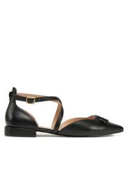 Liu Jo Baleriny Viola 19 SA5025 PX460 Czarny. Czarne baleriny Liu Jo, bez wzorów, ze skóry, bez obcasa. Za 429.99 zł.