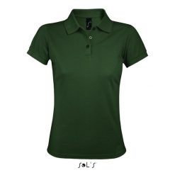 Damska koszulka polo Sol's Prime. Zielone koszulki polo SOL'S, s, bez wzorów, bez kołnierzyka, bez ramiączek. Za 96.50 zł.