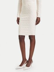 Marciano Guess Spódnica ołówkowa G6BD15 Z1932 Beżowy jasny Slim Fit. Brązowe spódnice Marciano Guess, l, z aplikacjami, z syntetyku, ołówkowe. Za 589.99 zł.