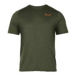 Damska koszulka z wełny Pinewood Abisko Merino. Zielone bluzki PINEWOOD, bez wzorów, z wełny, sportowe, bez kołnierzyka, bez ramiączek. Za 340.00 zł.