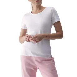 Koszulka Damska 4F. Białe koszulki sportowe 4f, bez wzorów, bez ramiączek. Za 66.99 zł.