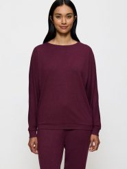 Triumph Bluza w kolorze bordowym rozmiar: 40. Czerwone bluzy Triumph, bez wzorów, bez kaptura. Za 79.21 zł.