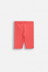 Prążkowane legginsy z krótką nogawką. Czerwone legginsy MOKIDA WEAR, s, bez wzorów, prążkowane, krótkie. W wyprzedaży za 15.90 zł.