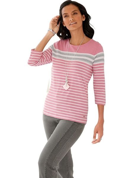 WITT WEIDEN Koszulka w kolorze jasnoróżowym rozmiar: 40. Różowe bluzki WITT WEIDEN, bez wzorów, bez kołnierzyka, bez ramiączek. Za 56.53 zł.