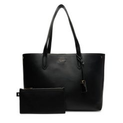 Torebka Aldo. Czarne shopper Aldo, bez wzorów, bez dodatków. Za 359.99 zł.