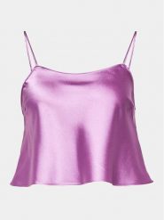 Hunkemöller Koszulka piżamowa 203157 Fioletowy Comfortable Fit. Fioletowe koszule nocne Hunkemöller, xl, bez wzorów, z syntetyku, bez ramiączek. Za 69.99 zł.