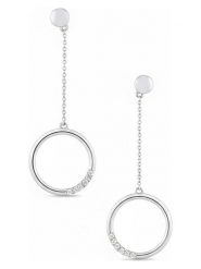 CARATELLI Złote kolczyki-wkrętki "Alexa" z diamentami rozmiar: onesize. Szare kolczyki CARATELLI, z diamentem, złote. Za 1,087.99 zł.