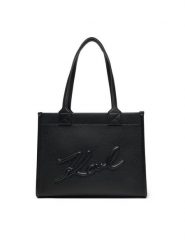 KARL LAGERFELD Torebka A1W30042 Czarny. Czarne torebki klasyczne KARL LAGERFELD, bez wzorów, ze skóry, bez dodatków. Za 669.99 zł.