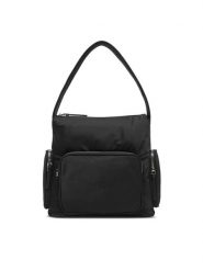 Calvin Klein Torebka LV04F3296G Czarny. Czarne torebki klasyczne Calvin Klein, bez wzorów, z materiału, bez dodatków. Za 599.99 zł.