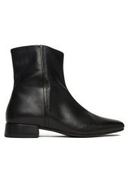 Vagabond Shoemakers Botki Mona 5955-001-20 Czarny. Czarne botki Vagabond Shoemakers, bez wzorów, ze skóry, bez obcasa, na płaskiej podeszwie, bez zapięcia. Za 609.99 zł.