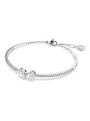 Swarovski Bransoletka z elementami ozdobnymi rozmiar: onesize. Szare bransoletki SWAROVSKI, z cyrkonią, metalowe. Za 282.13 zł.