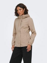 ONLY Parka w kolorze beżowym rozmiar: M. Brązowe parki Only, m, bez kaptura. Za 139.95 zł.