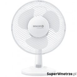 Wentylator biurkowy Sencor SFE 2327WH. Nawilżacze powietrza SENCOR. W wyprzedaży za 85.90 zł.