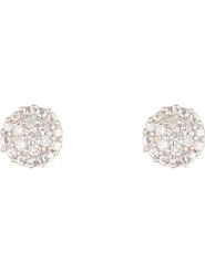DIAMOND & CO Złote kolczyki-wkrętki "Round Stud" z diamentami rozmiar: onesize. Żółte kolczyki Diamond & Co, z diamentem, złote. Za 561.45 zł.