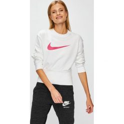 Nike Sportswear - Bluza. Białe bluzy Nike Sportswear, m, bez wzorów, z bawełny, bez kaptura. W wyprzedaży za 189.90 zł.