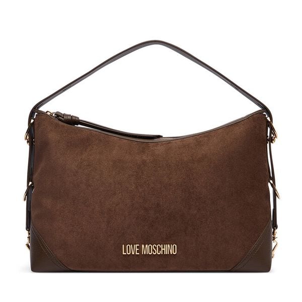 Torebka LOVE MOSCHINO. Brązowe torebki klasyczne Love Moschino, bez wzorów, bez dodatków. Za 949.99 zł.