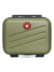 SWISS KOPPER Kosmetyczka "Zurich" w kolorze khaki - 30 x 23 x 16 cm rozmiar: onesize. Brązowe kufry i kosmetyczki SWISS KOPPER, bez wzorów, z materiału, bez dodatków. Za 73.99 zł.