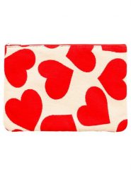 Zwillingsherz Kosmetyczka "Hearts" w kolorze czerwono-białym - 24 x 18 cm rozmiar: onesize. Białe kufry i kosmetyczki Zwillingsherz, bez wzorów, z materiału, bez dodatków. Za 127.35 zł.