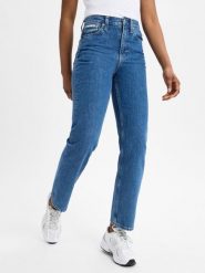 Calvin Klein Jeans Dżinsy proste Kobiety Bawełna niebieski, 27-32. Niebieskie jeansy Calvin Klein Jeans, bez wzorów. Za 329.95 zł.
