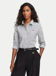 Beverly Hills Polo Club Koszula P-SS26W-SH0005 Granatowy Regular Fit. Niebieskie koszule Beverly Hills Polo Club, xs, bez wzorów, z bawełny, bez kołnierzyka, bez ramiączek. Za 299.99 zł.