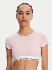 Calvin Klein Underwear T-Shirt LV00QF7213 Różowy Slim Fit. Czerwone t-shirty Calvin Klein Underwear, l, bez wzorów, z bawełny, bez kołnierzyka, bez ramiączek. Za 119.99 zł.