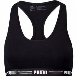 Biustonosz Sportowy Racerback Dla Pań I Panów. Czarne bielizna sportowa Puma, l, bez wzorów. Za 59.99 zł.