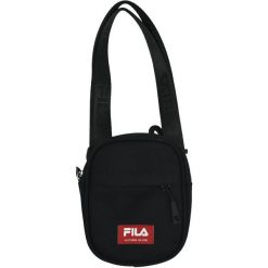 Saszetka sportowa Fila Badalona Badge Pusher Bag 1l. Czarne torby na ramię Fila, bez wzorów, z materiału, sportowe, bez dodatków. Za 49.99 zł.