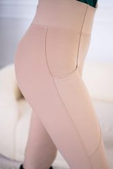 Legginsy jeździeckie z pełnym lejem silikonowym Stella. Brązowe legginsy JD ATTACK, l, z aplikacjami, z elastanu, z podwyższonym stanem. Za 290.00 zł.