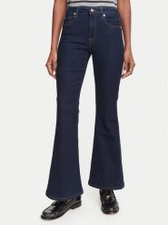 Tommy Hilfiger Jeansy Luna WW0WW52185 Granatowy Flare Fit. Niebieskie jeansy TOMMY HILFIGER, bez wzorów. Za 476.99 zł.