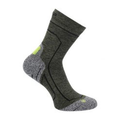 Skarpety trekkingowe Hiking Sock Softair Mid. Zielone skarpety CMP, bez wzorów, z elastanu. Za 49.99 zł.