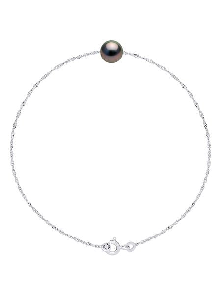 Pearl Addict Srebrna bransoletka z perłą rozmiar: onesize. Szare bransoletki Pearl Addict, z perłą, srebrne. Za 217.99 zł.