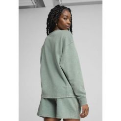 Bluza sportowa damska Puma Class Comfort Washed Tr. Zielone bluzy Puma, s, bez wzorów, bez kaptura. W wyprzedaży za 184.00 zł.