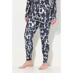 Damskie Legginsy funkcyjne z nadrukiem szybkoschnące z recyklingu. Czarne legginsy Ulla Popken, plus size, bez wzorów, z elastanu. Za 225.99 zł.