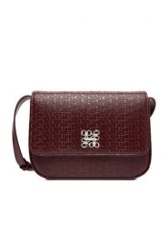 Nine West Torebka CEO-HAMPSHIRE-I-LDA8176 Bordowy. Czerwone listonoszki Nine West, bez wzorów, z materiału, bez dodatków. Za 199.99 zł.