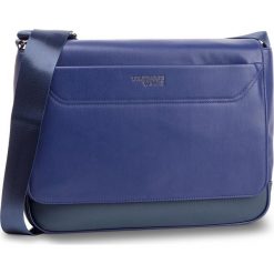 Torba na laptopa TRUSSARDI JEANS - Business Affair Messanger 71B00114 Navy/Bluette. Niebieskie torby na laptopa Trussardi Jeans, bez wzorów, z jeansu. W wyprzedaży za 299.00 zł.