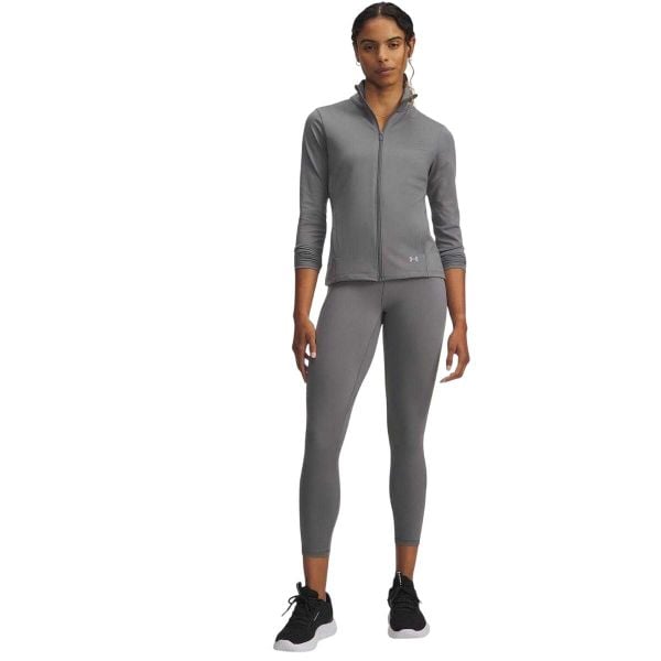 Legginsy damskie Under Armour Motion Mesh Ankle. Szare legginsy Under Armour, l, bez wzorów, z elastanu, długie. Za 288.40 zł.