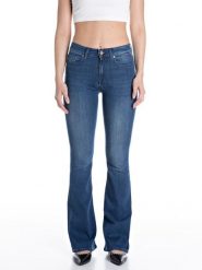 Replay Dżinsy - Flared fit - w kolorze niebieskim rozmiar: W30/L34. Niebieskie jeansy Replay, l, z aplikacjami. Za 224.95 zł.